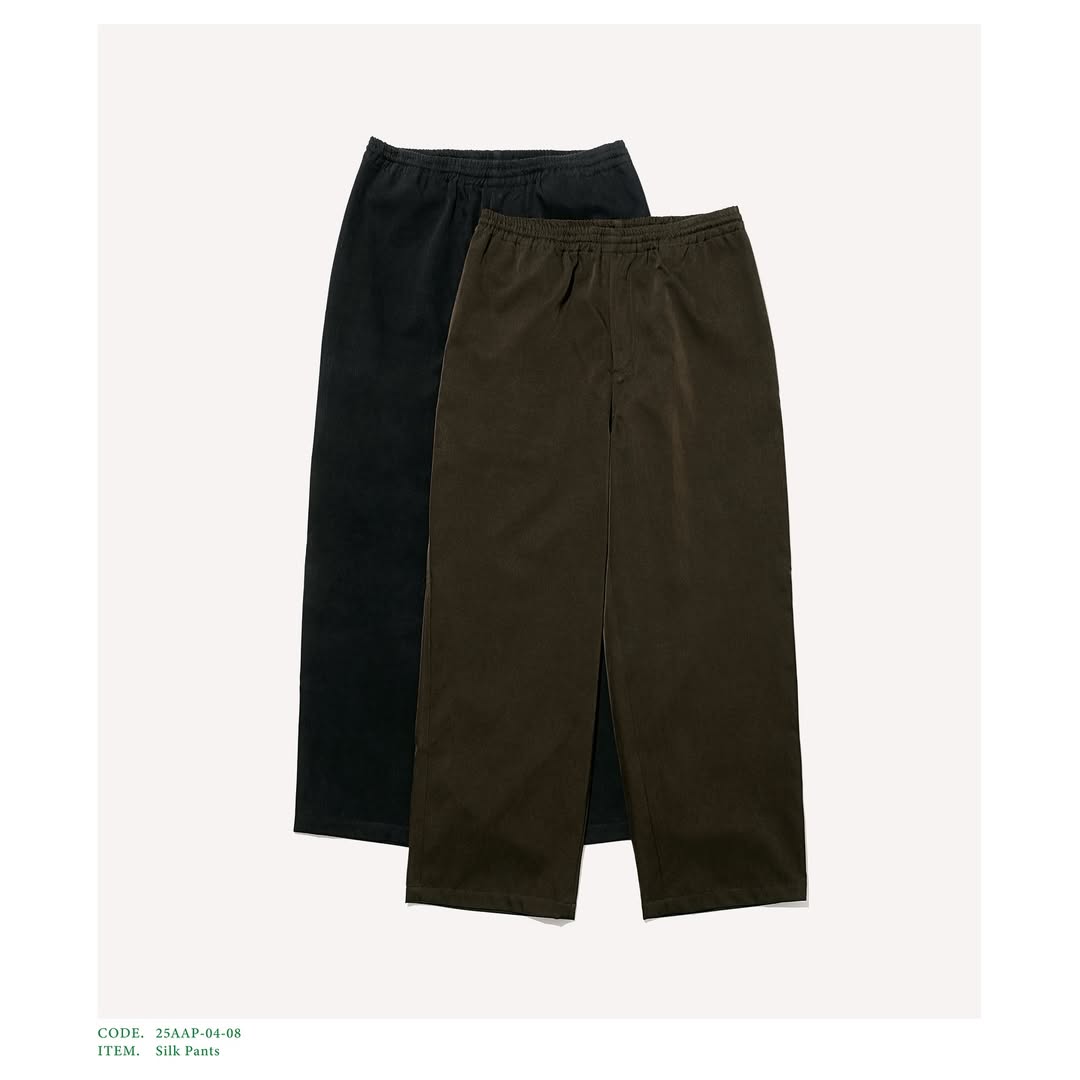 A.PRESSE 25AW Silk Pants